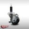 Service Caster 3'' SS Thermoplastic Rubber Swivel 1-1/8'' Expanding Stem Caster with Brake SCC-SSEX20S314-TPRB-TLB-118 - alternate 3